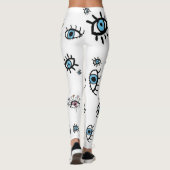 Leggings Jambes des yeux maléfiques (Dos)