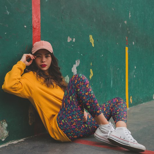 Leggings Jambes du coeur de la calque - mignonette