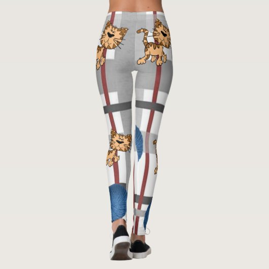 Leggings Jambes Long Chat (Dos)