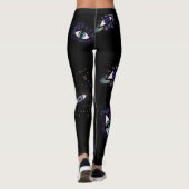 Leggings Jambes oculaires maléfiques, Coiffures oculaires n (Dos)