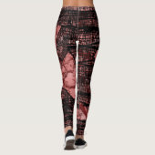 Leggings JAMBES ROUGES de MAMAN de HALLOWEEN par (Dos)
