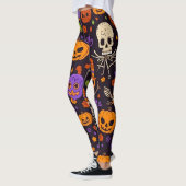 Leggings 🎃 Jambes Tactiques Du Crâne ! 🎃 (Gauche)