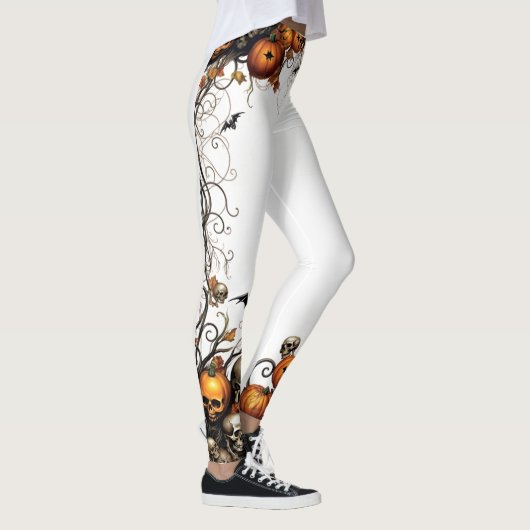 Leggings 🎃 Jambes Tactiques Du Crâne ! 🎃 (Droite)