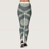 Leggings Jambes vert et bleu de Lulus (Dos)