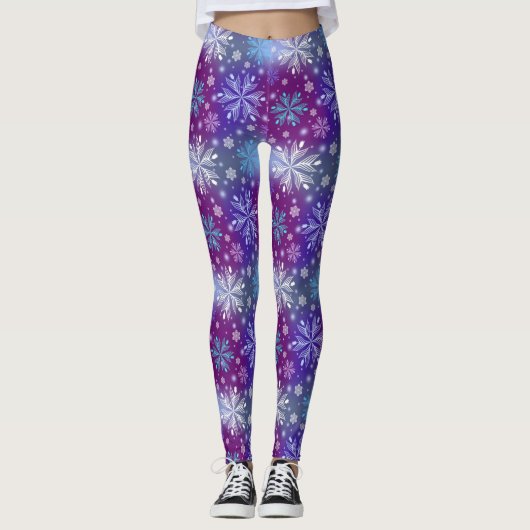 Leggings jambières bleues (Devant)