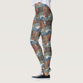 Leggings jambières d'ardoise bleu marais (Gauche)