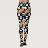 Leggings jambières de cercueil de crâne (Dos)
