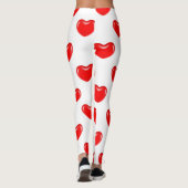 Leggings jambières de coeurs de bonbons (Dos)