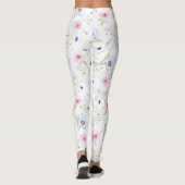 Leggings jambières de fleurs (Dos)