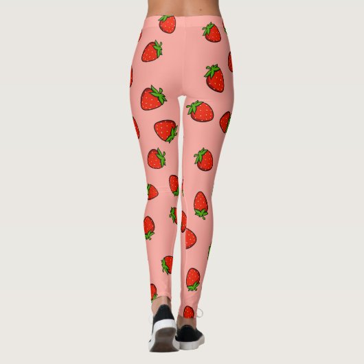 Leggings jambières de fraise (Dos)