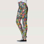 Leggings jambières de paon d'automne (Gauche)