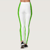 Leggings jambières femmes menthe fraîche couleur feuille (Dos)