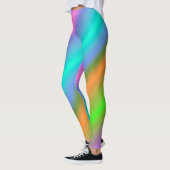 Leggings jambières neon arc-en-ciel (Gauche)