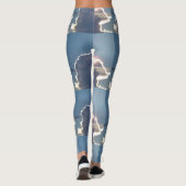 Leggings jambières nuageuses (Dos)