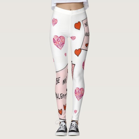 Leggings jambiers coeur valentin (Devant)