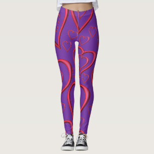 Leggings jambiers coeur valentin
