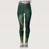 Leggings James Whistler - Nocturne en noir et or (Devant)