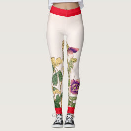 Leggings JAPANESE AFDRUKBUTTERFLIES