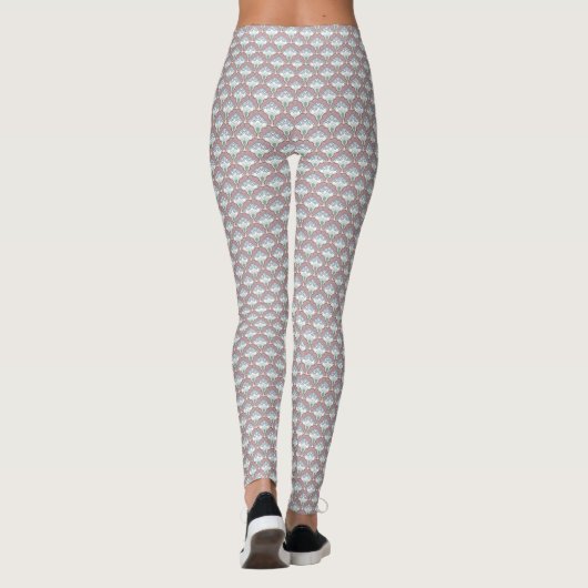 Leggings Japanese art deco style_Spring (Dos)