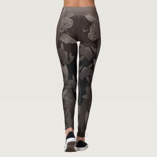Leggings Japanese carp_line4@miyasan (Dos)