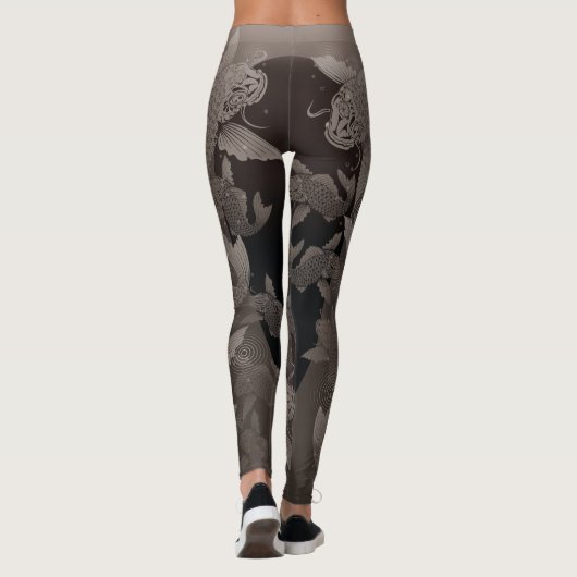 Leggings Japanese carp_line5@miyasan (Dos)