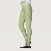 Leggings Japanese carp-moss green ground@miyasan (Gauche)