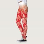 Leggings Japanese carp red ground6@miyasan (Gauche)