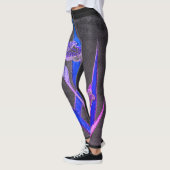 Leggings JAPANESE IRIS BLACK (Links)