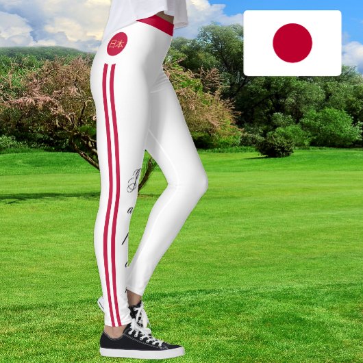 Leggings Japon & Japonais Drapeau mode, ventilateur voyage/