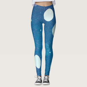 Leggings Japonais Indigo Dye Blue