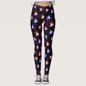 Leggings Japonais Kawaii Alien UFO Decora Kei (Devant)
