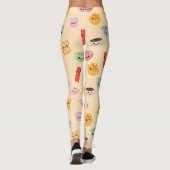 Leggings Japonais Kawaii Style Petit déjeuner Nourriture Ca (Dos)