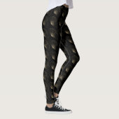 Leggings Japonais Line Art Gold Fan japonais (Droite)