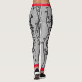 LEGGINGS JAPONAIS WOODBLOCK MOTIF IMPRIMÉ LÉGINES (Dos)