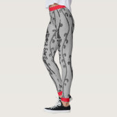 LEGGINGS JAPONAIS WOODBLOCK MOTIF IMPRIMÉ LÉGINES (Gauche)
