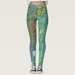 Leggings Jardin agricole avec tournesol par Gustav Klimt<br><div class="desc">S'il vous plaît visitez mon magasin pour un design plus intéressant et plus de choix de couleurs.
=> zazzle.com/colorfulworld*</div>
