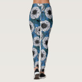 Leggings Jardin d'anémone blanc (Dos)