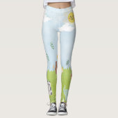 Leggings jardin d'animaux (Devant)
