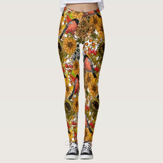 Leggings Jardin d'automne 1 (Devant)