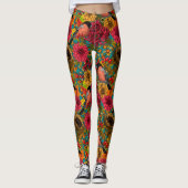 Leggings Jardin d'automne 3 (Devant)