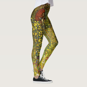 Leggings Jardin de ferme avec crucifix de Gustav Klimt