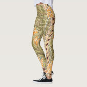 Leggings Jardin de jonquilles William Morris Fleur Classiqu (Gauche)