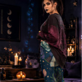 Leggings Jardin de la Lune de la Sorcière Chat Noir Céleste