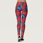 Leggings Jardin de morpho bleu (Dos)