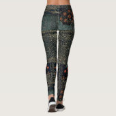 Leggings Jardin de nuit d'art déco (Dos)