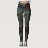 Leggings Jardin de nuit d'art déco (Devant)