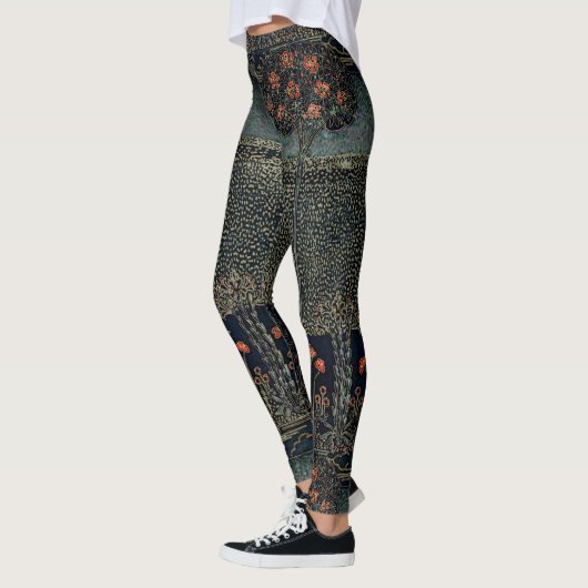 Leggings Jardin de nuit d'art déco (Gauche)