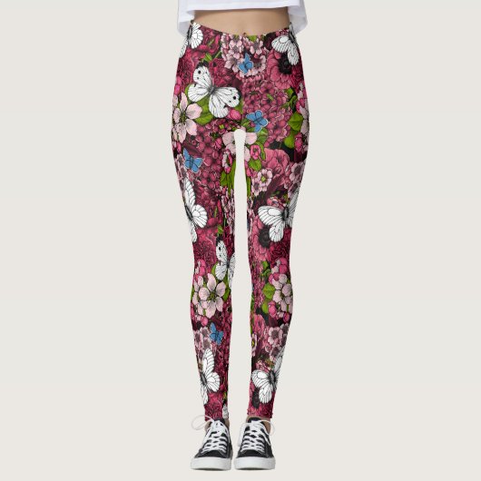 Leggings Jardin de printemps 2 (Devant)
