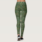 Leggings Jardin de William Morris - Verts (Dos)