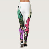 Leggings Jardin des colibris (Dos)
